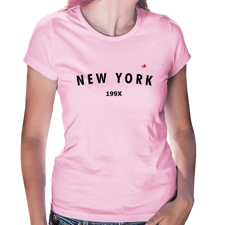 Baby Look New York 199X - Rosa Bebê