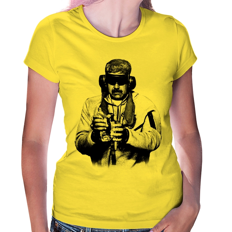 Baby Look Nicolás Maduro Preso - Amarela