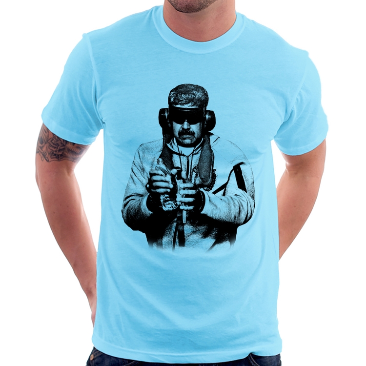 Camiseta Nicolás Maduro Preso - Azul Bebê