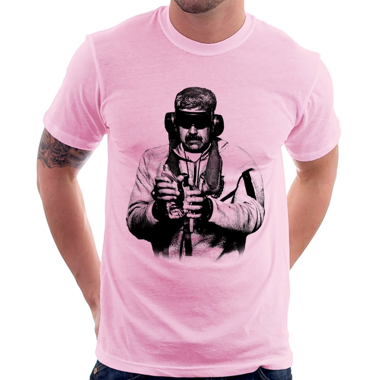 Camiseta Nicolás Maduro Preso - Rosa Bebê