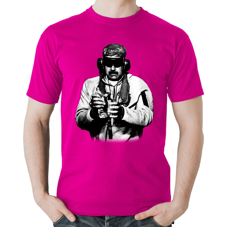Camiseta Algodão Nicolás Maduro Preso - Rosa