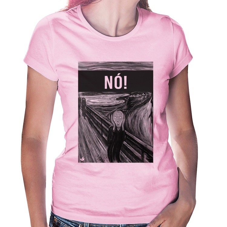 Baby Look NÓ! - Rosa Bebê