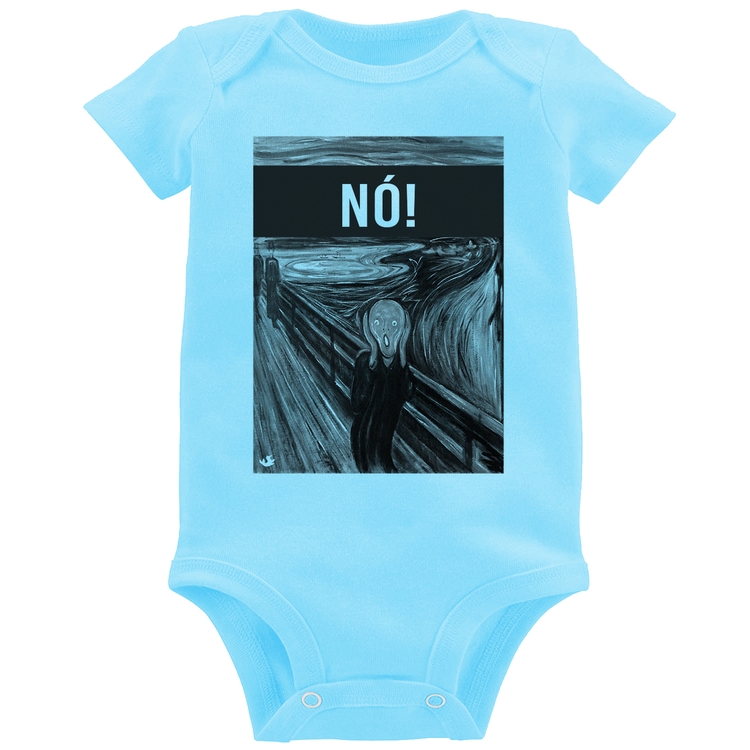 Body Bebê NÓ! - Azul Bebê