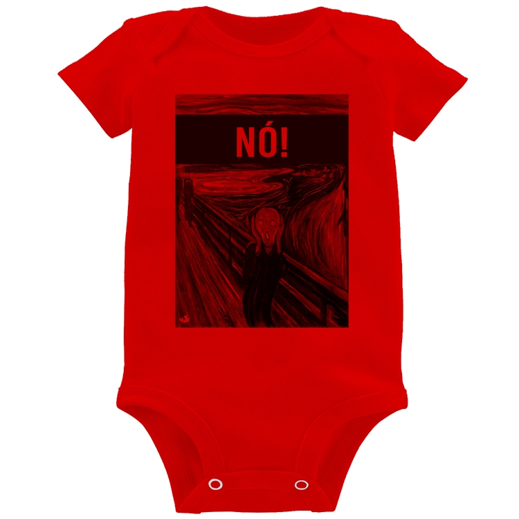 Body Bebê NÓ! - Vermelho