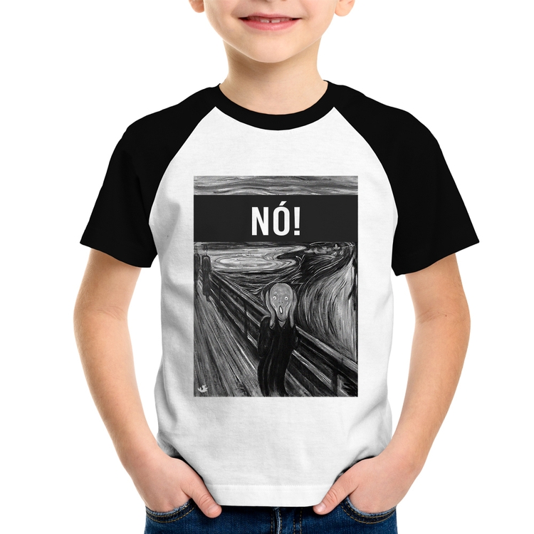 Camiseta Raglan Infantil NÓ!
