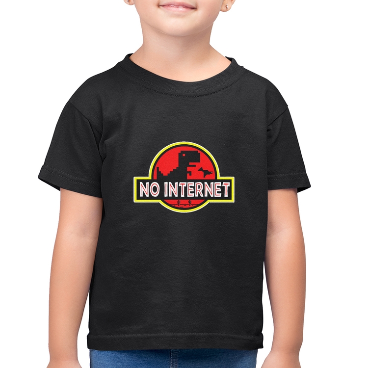 Camiseta Algodão Infantil No internet