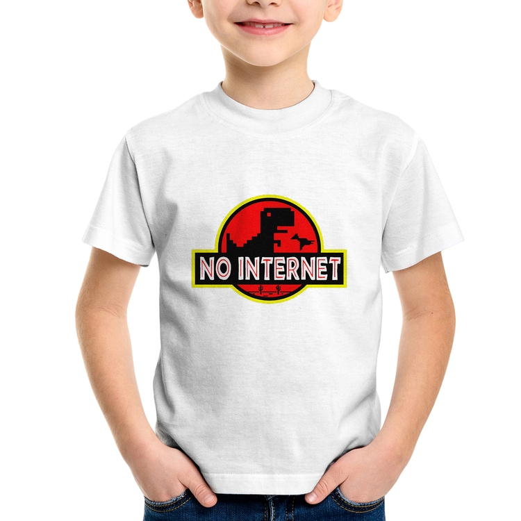 Camiseta Infantil No internet