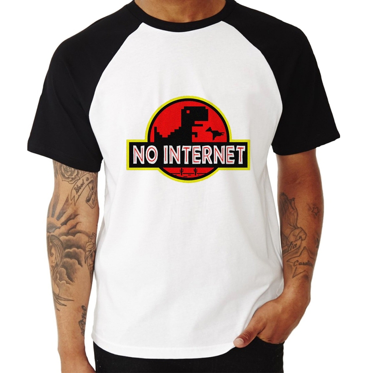 Camiseta Raglan No internet