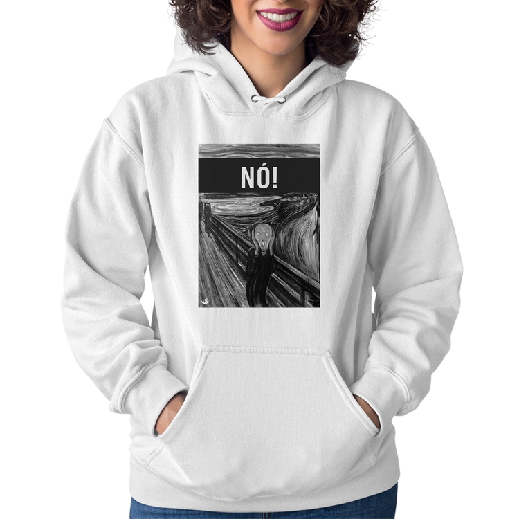 Moletom Feminino NÓ! - Branco