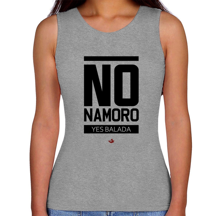 Regata Feminina No namoro, Yes balada - Cinza