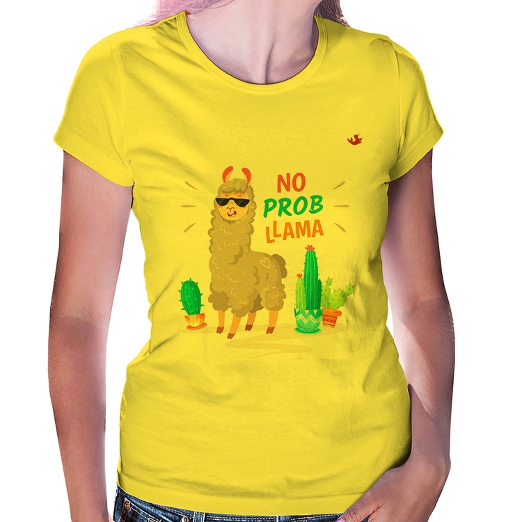 Baby Look No prob llama - Amarela