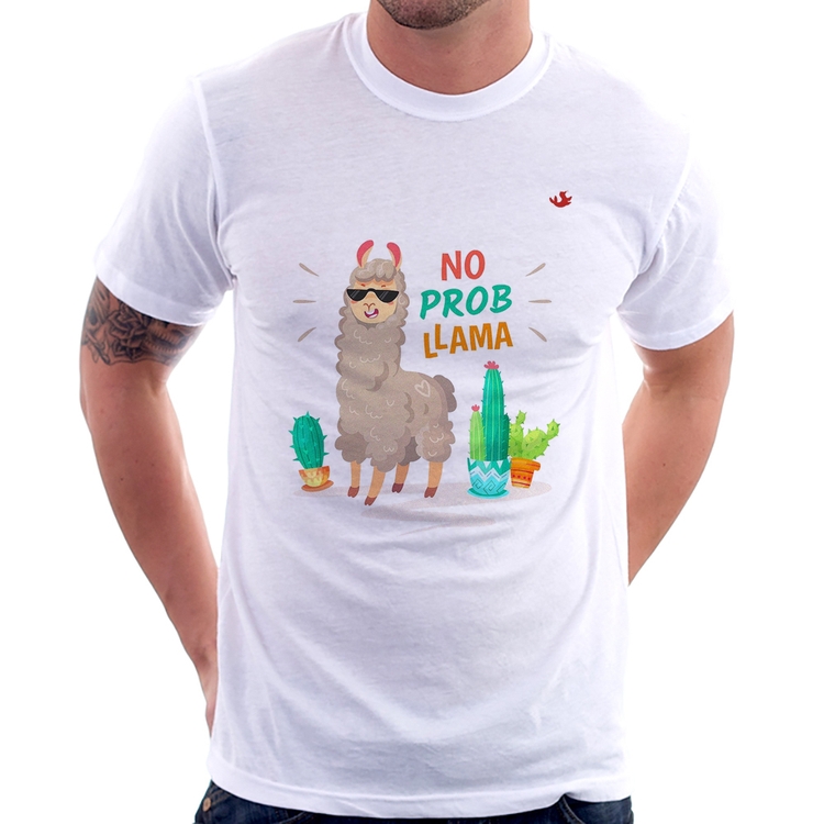 Camiseta No prob llama