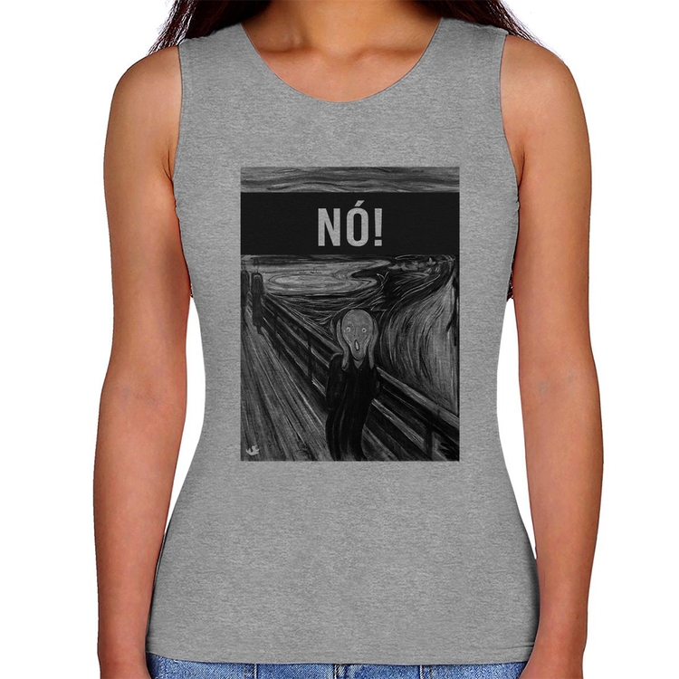 Regata Feminina NÓ! - Cinza