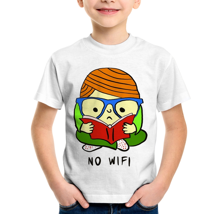 Camiseta Infantil No Wifi