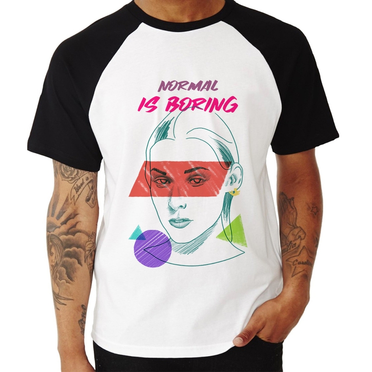 Camiseta Raglan Normal is boring