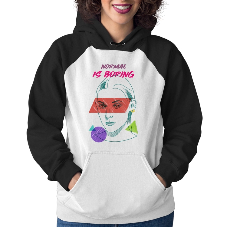 Moletom Feminino Normal is boring