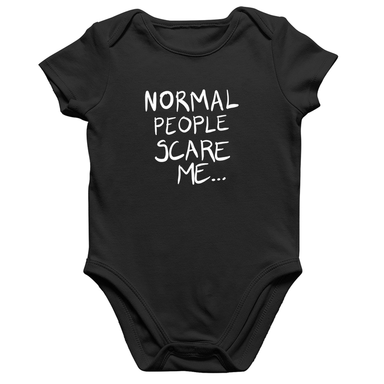 Body Bebê Algodão Normal people scare me