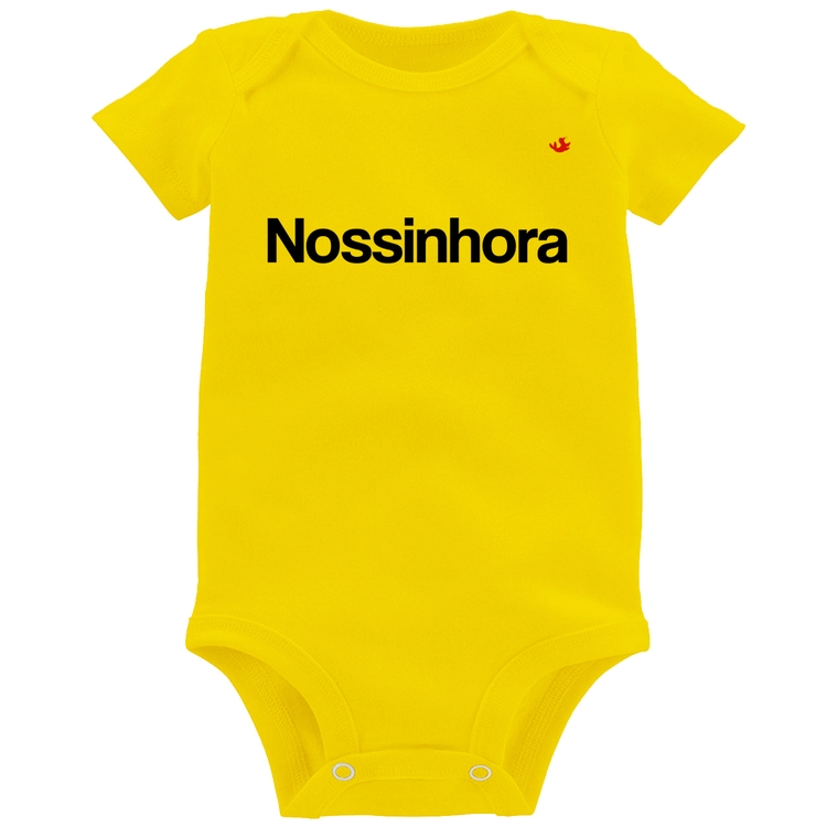 Body Bebê Nossinhora - Amarelo