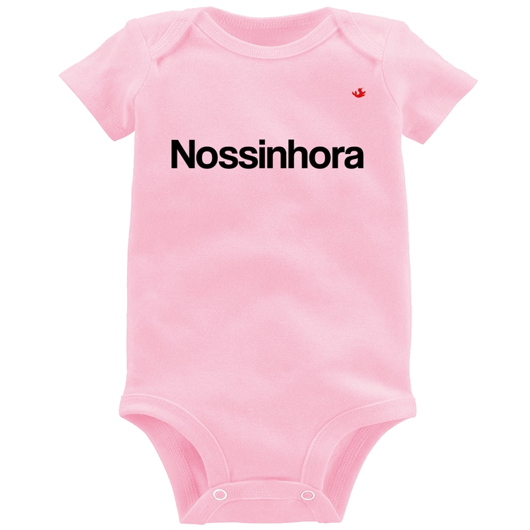 Body Bebê Nossinhora - Rosa Bebê