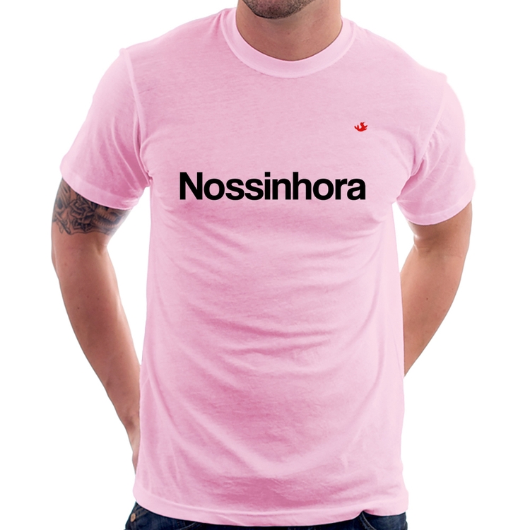 Camiseta Nossinhora - Rosa Bebê