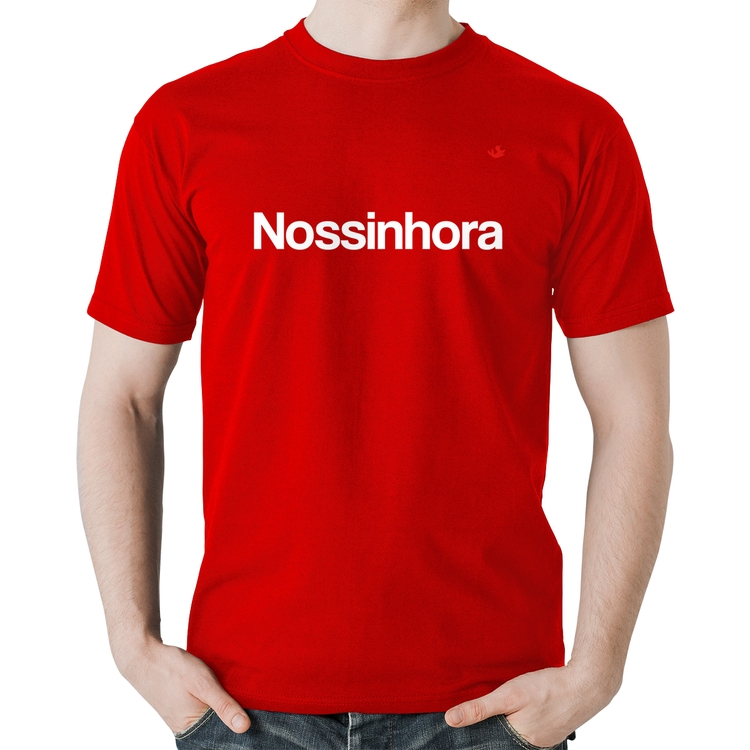 Camiseta Algodão Nossinhora - Vermelha