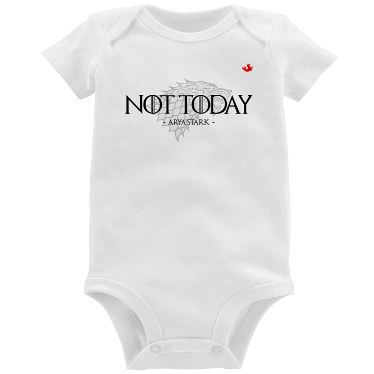 Body Bebê Not Today, Arya Stark