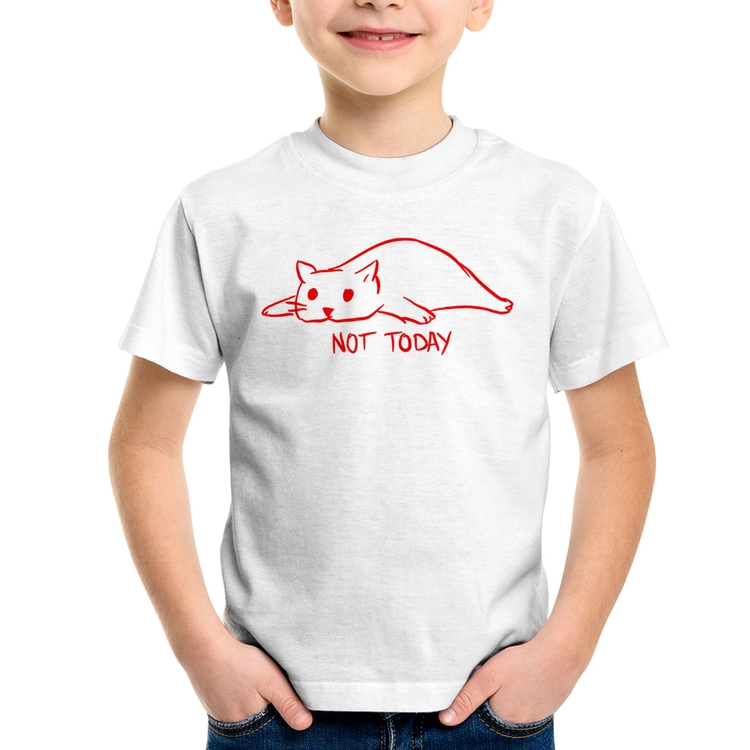 Camiseta Infantil Not Today