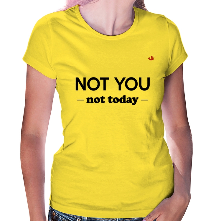 Baby Look Not you, not today - Amarela