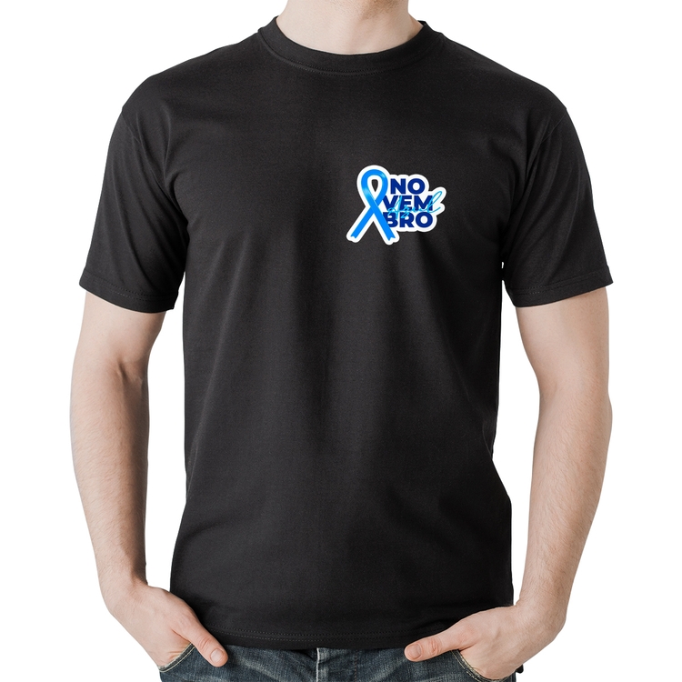 Camiseta Algodão Novembro Azul