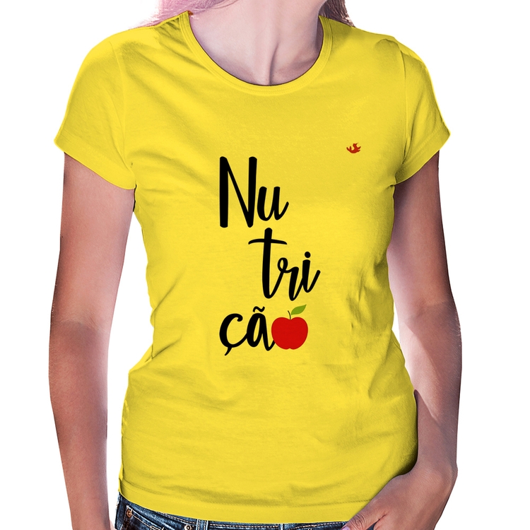 Baby Look Nutrição - Amarela