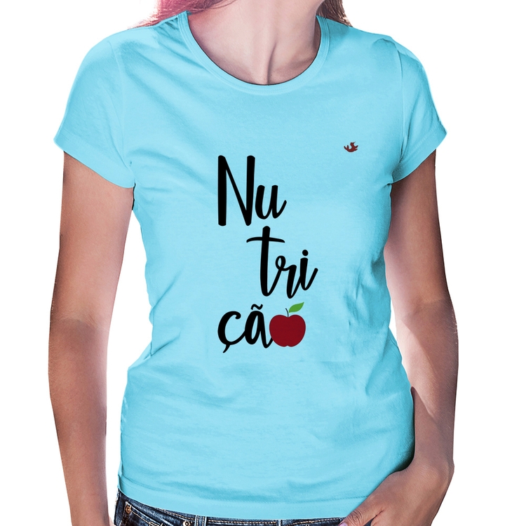 Baby Look Nutrição - Azul Bebê