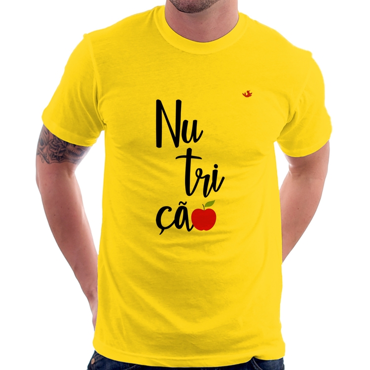 Camiseta Nutrição - Amarela