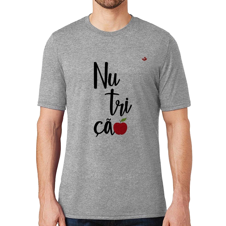 Camiseta Nutrição - Cinza