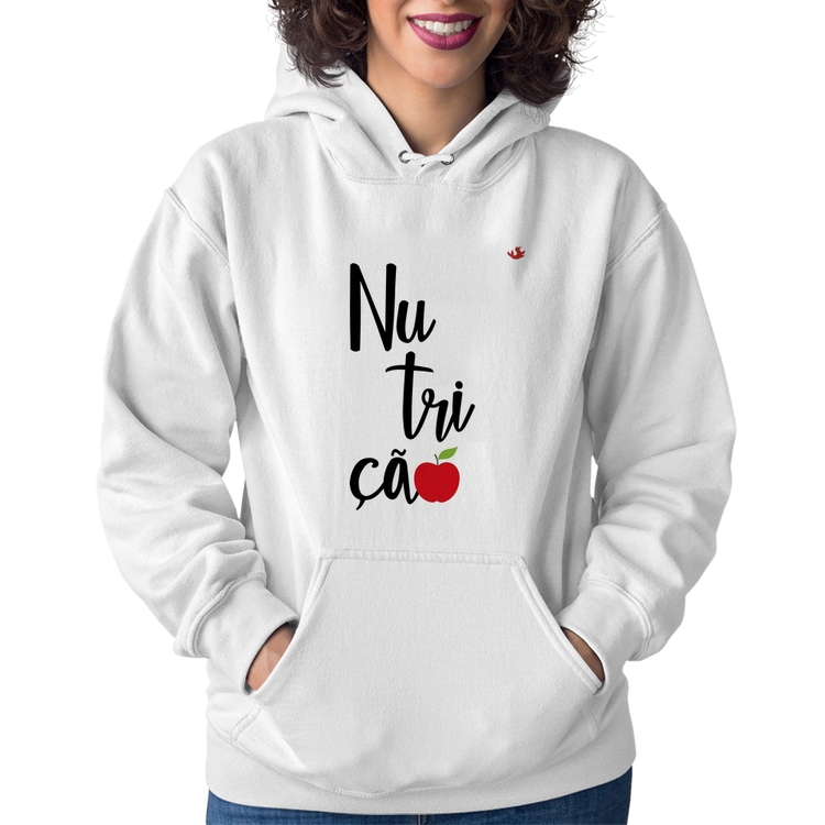 Moletom Feminino Nutrição - Branco