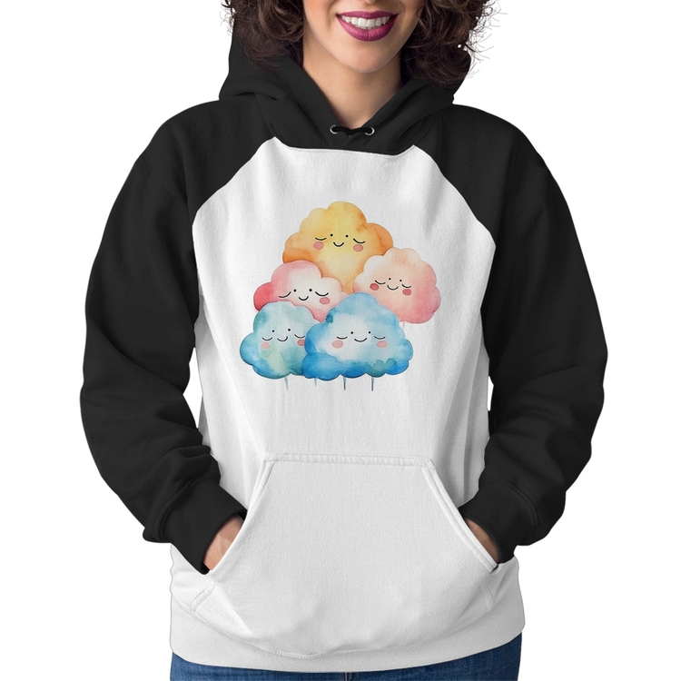 Moletom Feminino Nuvens Felizes
