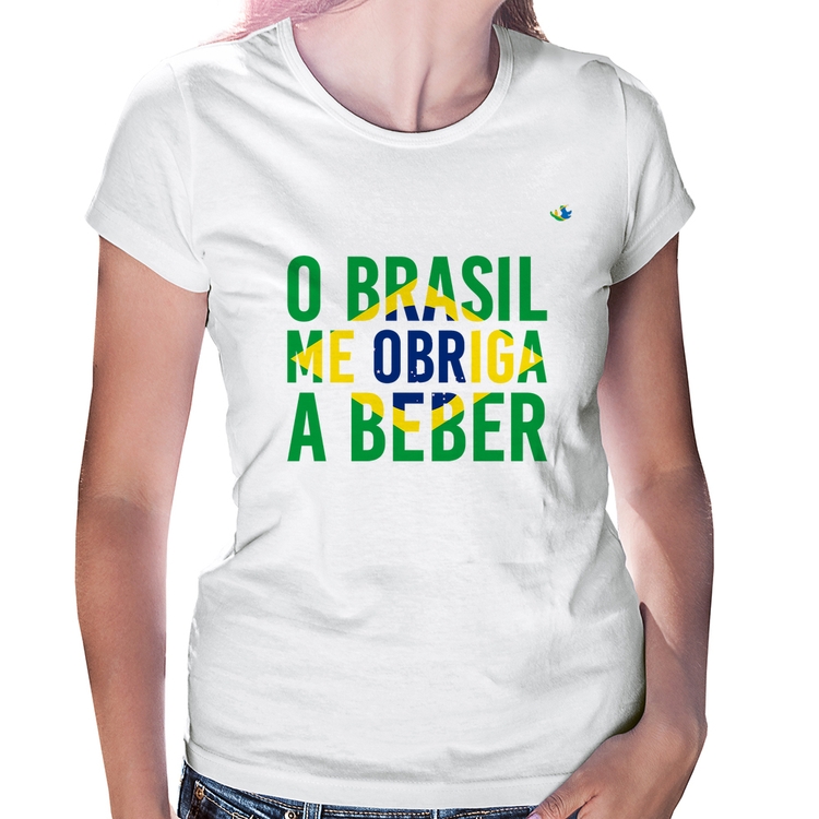 Baby Look O Brasil me obriga a beber
