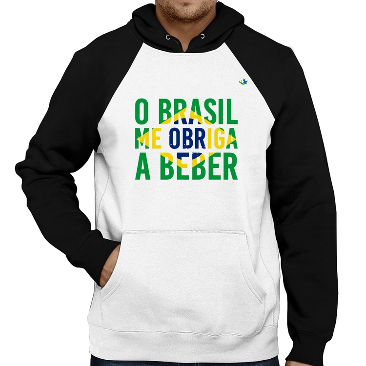 Moletom O Brasil me obriga a beber