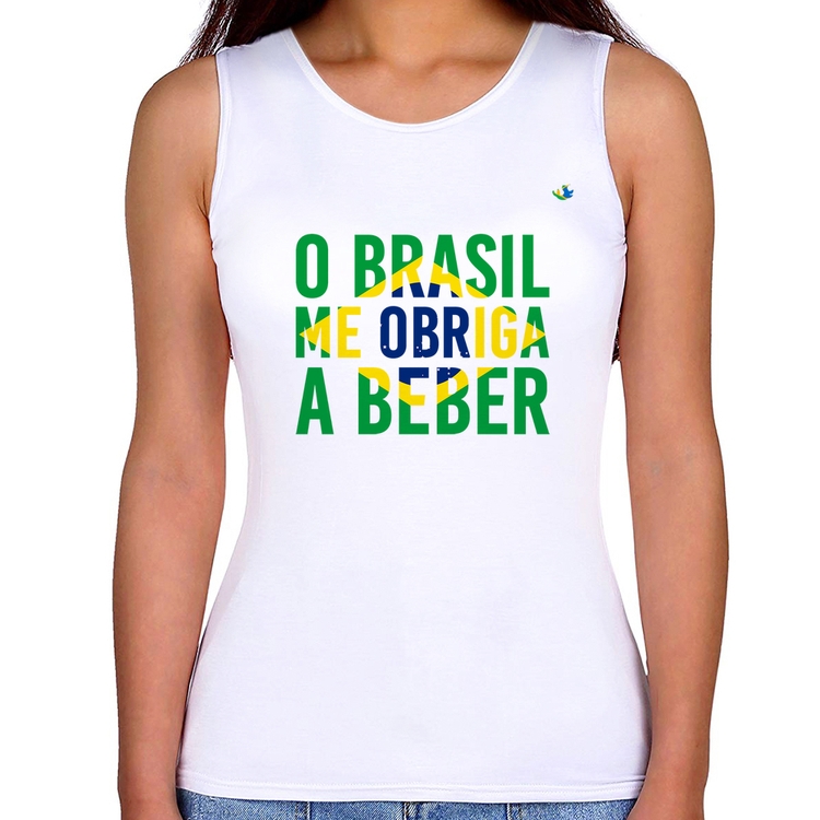 Regata Feminina O Brasil me obriga a beber