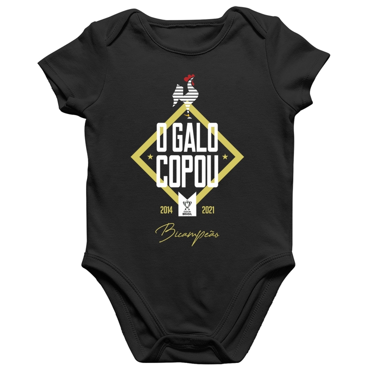 Body Bebê Algodão O Galo Copou!