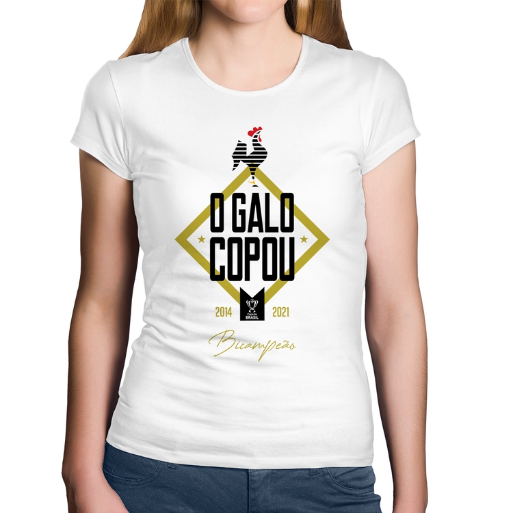 Baby Look Algodão O Galo Copou! - Branca