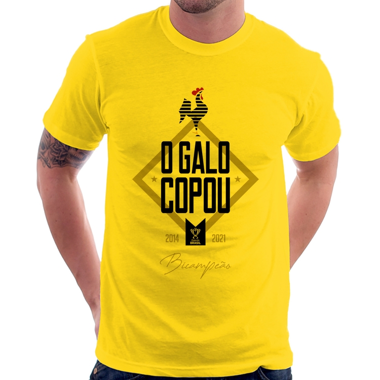 Camiseta O Galo Copou! - Amarela