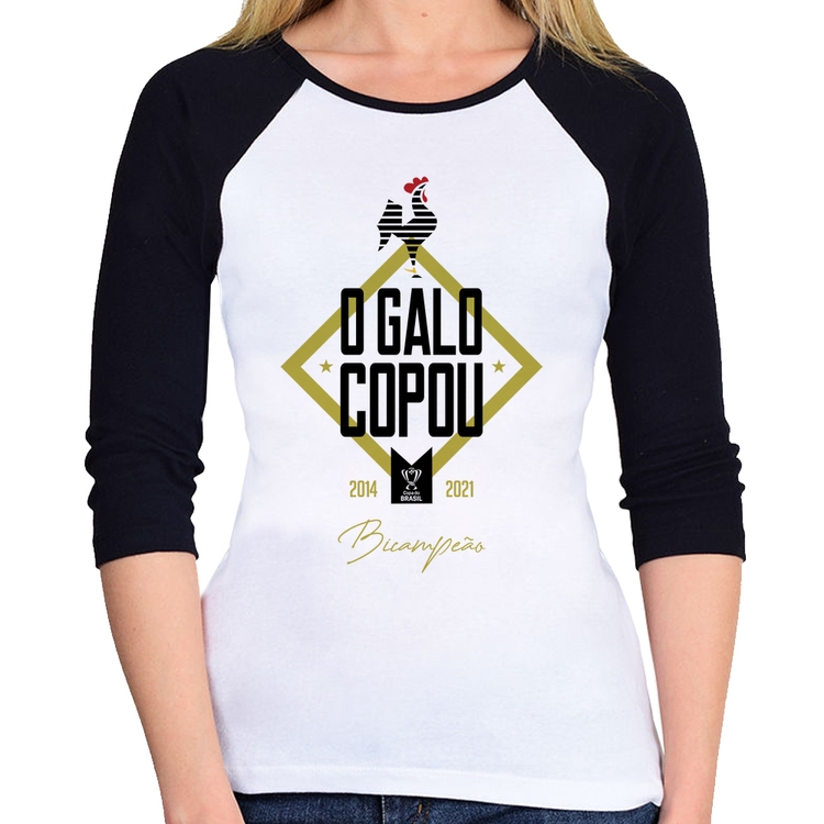Baby Look Raglan O Galo Copou! Manga 3/4