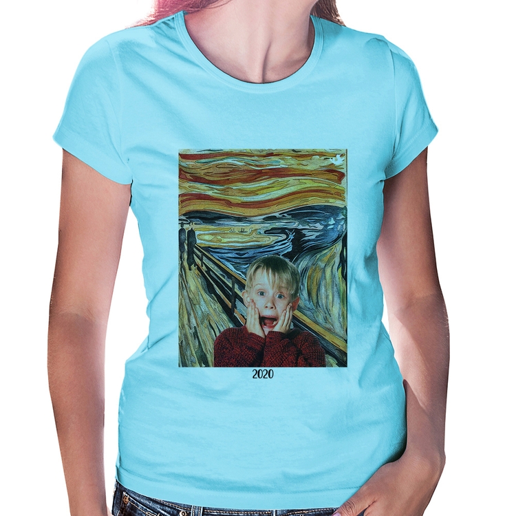 Baby Look O grito 2020 - Azul Bebê