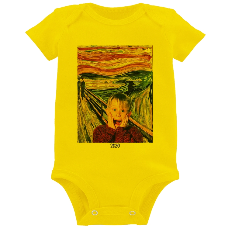 Body Bebê O grito 2020 - Amarelo