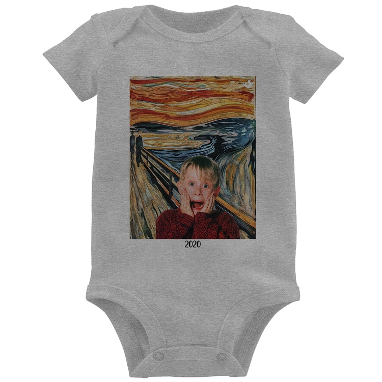 Body Bebê O grito 2020 - Cinza