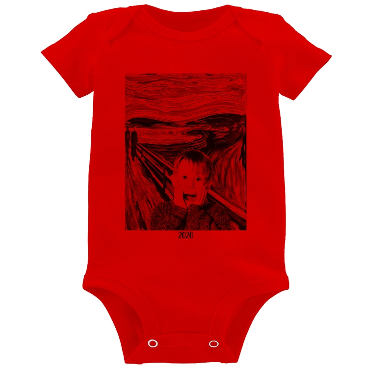 Body Bebê O grito 2020 - Vermelho