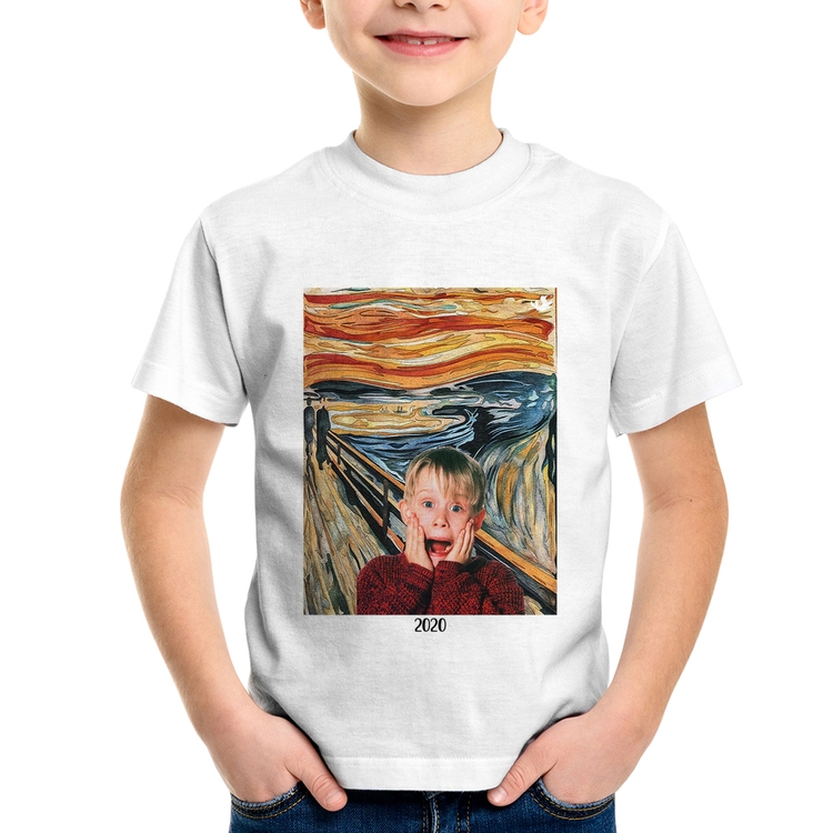 Camiseta Infantil O grito 2020