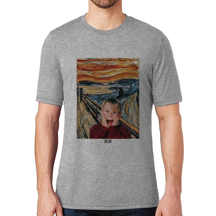 Camiseta O grito 2020 - Cinza