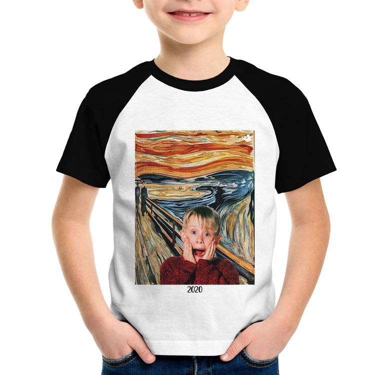 Camiseta Raglan Infantil O grito 2020