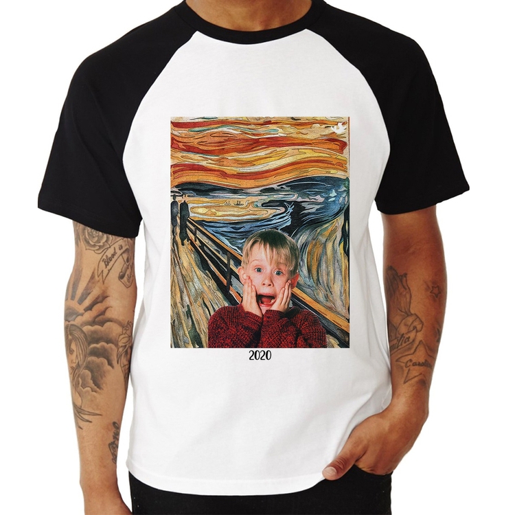 Camiseta Raglan O grito 2020